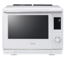 東芝 石窯ドーム ER-D3000A オーブンレンジ 30L グランホワイト｜300℃の高火力と過熱水蒸気に対応