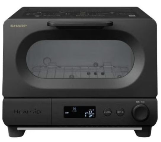 シャープ ヘルシオ AX-WT1 トースター ブラックの画像