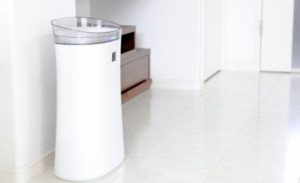 空気清浄機が置いている