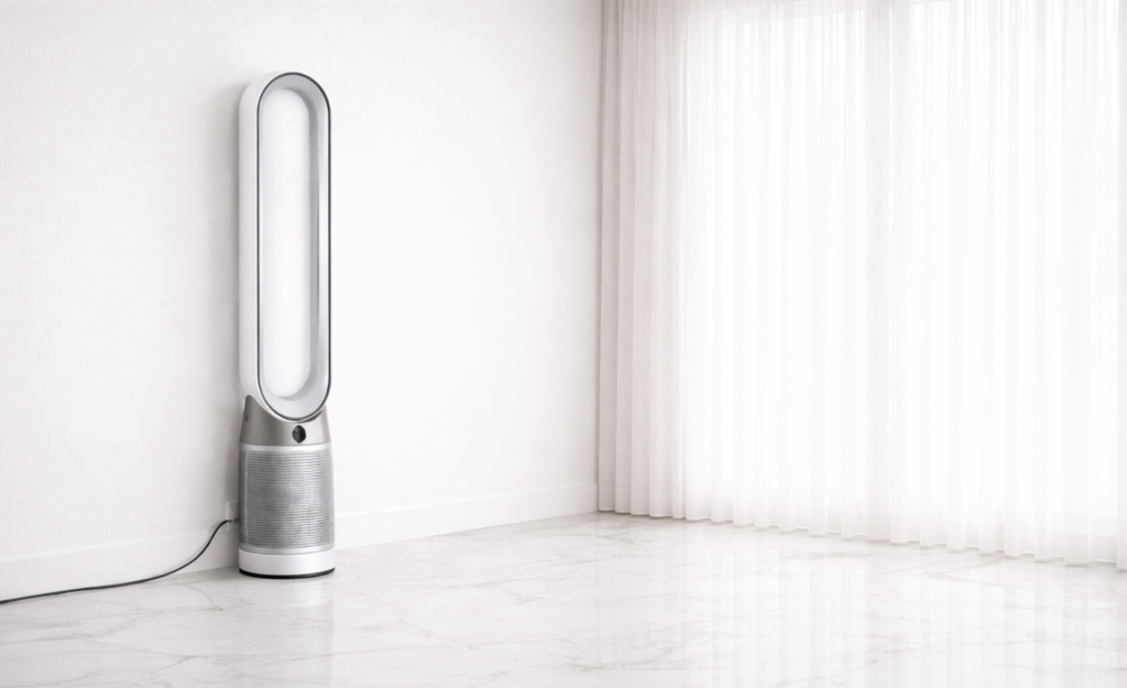 空気清浄機がある部屋